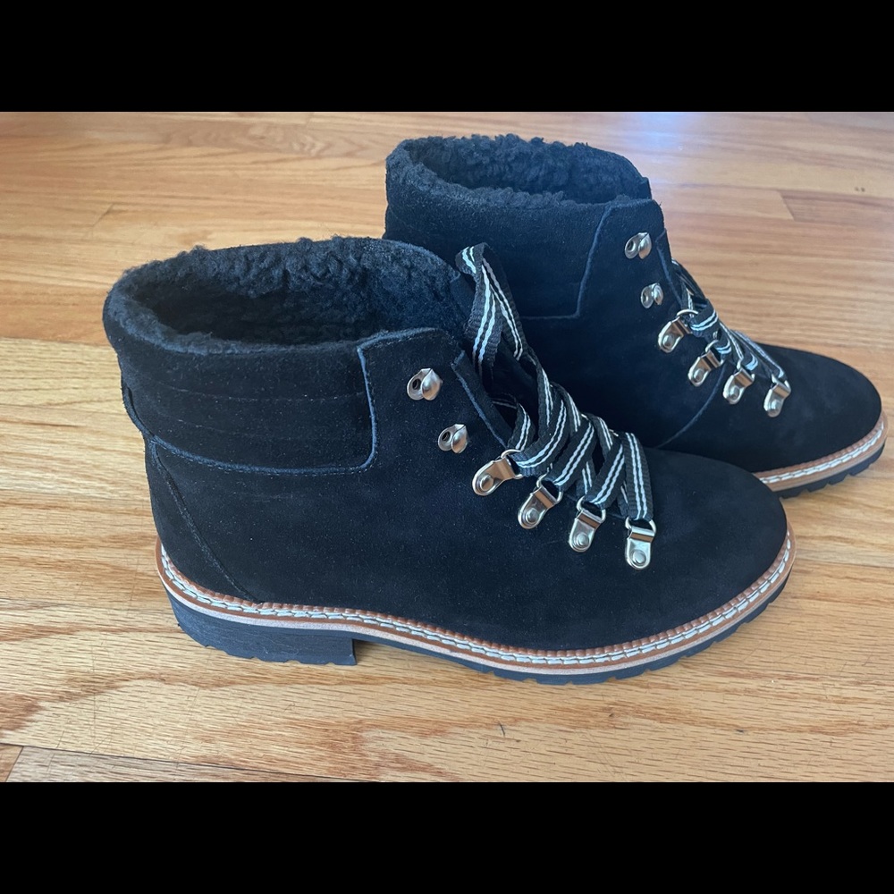 Anthropologie Silent D Rexi Hiker Boots in Black - Picture 7 of 8